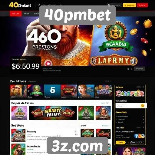 Interface do usuário do site 40pmbet é intuitiva